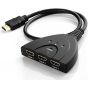 3 In 1 HDMI Splitter - Black