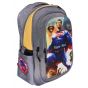 Gharibo Bags School Backpack For Boys, Superman Pattern - Grey