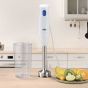 Braun MultiQuick 1 Hand Blender with Beaker, 600ml, 450W, White and Blue - MQ10.001M WH