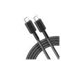 كابل USB فئة C الى USB فئة C انكر، 1.8 متر، اسود - A81F6H11