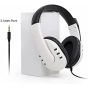 Dobe Wired Stereo Headphone with Microphone, Black and White - TY-0820