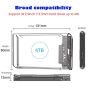 Usecl External Hard Drive Enclosure for HDD, SSD, 2.5 Inch - Transparent