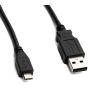 كابل كيندكس USB فئة A الي مايكرو USB، اسود - 1960