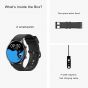 PEJE Smart Watch, 1.39 Inch - Black with Extra Strap