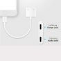 iPhone 8/X/7 Adapter Splitter, Raycue Dual Lightning Headphone Audio and Charge Adapter with Music Control and Phone Call for iPhone X 8/8 Plus/7/7 Plus