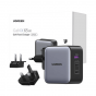Ugreen Nexode Wall Charger, 65 Watt, 3 USB Ports, Black - CD296