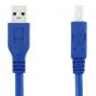 Keendex USB 2.0 Printer Cable, 3 Meters, Blue - KX 3419