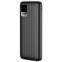 Matrix S10 Power Bank, 10000 mAh, 3 Ports, Black