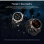 Kospet Tank T3 Ultra Smart Watch - Silver Case and Black Strap