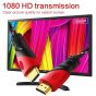 Keendex HDMI Cable, 1.2 Meters, Black and Red - KX 2990