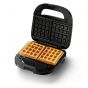 Philips 5000 Series Sandwich Maker, 3 Plates, 750 Watt, Black - HD2350-80