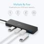موزع USB فئة A انكر، 4 منافذ، اسود - A7516