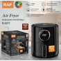 RAF Digital Air Fryer, 5.5 Liter, 1350 Watt, Black - R-5271