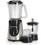 Black + Decker Jug Blender With Grinder And Chopper, 600 Watt, Black - BX600G