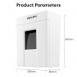 Deli Paper Shredder, 5 Sheets, Grey- 9927