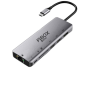 PiBOX INDIA USB Type C 7 in 1 Hub - Grey