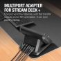 Elgato USB Hub, 100 Watt, 8 Ports, Black - ‎20GBN9901
