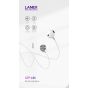 Lanex LEP-L06 In Ear Wired Earphone with Microphone - White