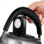 Russell Hobbs Stylevia Electric Kettle, 1.5 Liter, 2200 Watt, Silver and Black - 28130
