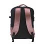 Gharibo Bags School Backpack for Kids, Semi Solid Pattern - Black