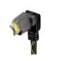 كابل HDMI تو بي، 1.8 متر، يدور بزاوية 360 درجة، اسود - CV895