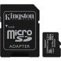 بطاقة ذاكرة مايكرو SD كينجستون كانفاس سيلكت  بلس فئة 10 مع محول، 32 جيجا - SDCS2/32GB