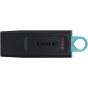 فلاش درايف USB 3.2  كينجستون اكسوديا، 64 جيجا، اسود وازرق - DTX-64GB