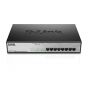D-Link Gigabit Desktop Switch, 8 Ports, Black- DGS-1008MP
