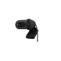 Logitech Brio 100 Webcam, 2MP, Black - 960-001587