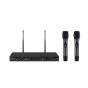 نظام ميكروفون UHF لاسلكي ادفيجن، اسود - AD-200C-WM