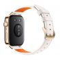 Huawei Watch Fit 3 - Gold Case and White Leather Strap with 300 EGP Carrefour Voucher