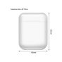 i12 TWS Bluetooth In Ear Earbuds with Charging Case, White - PA4767