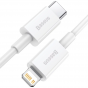 Baseus Type-C to Lightning Cable, 2 Meter, White - CATLYS-C02