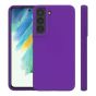 Stratg Silicone Back Cover for Samsung Galaxy S21 Fe - Dark Purple