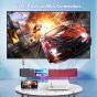 Qak LED Projector, 1920x1080 Resolution, White - AK-83