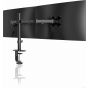 Pholiten Dual Arm Holder for 13 to 32 Inch Monitors - Black