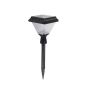 Philips Essential Smart Bright Solar Bollard, 1.5W, Warm, Black - H500- BGC010 LED2/730 S Spike