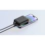 Riversong Vision 10 Mini Wired Power Bank, 10000 mAh, 2 USB Ports, Black - PB33
