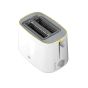 Beko Glow Toaster, 2 Slices, 800W, White - TAM 4220 W