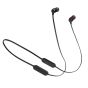 JBL Tune Bluetooth Earphones with Mic, Black - T125BTBLK