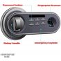 Safety Tech Super Jumbo Biometric Fingerprint Safe Box, 100 Liters, Black and Silver - GN100 SFT