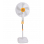 Hawaii Stand Fan with Remote Control, 18 inches - White
