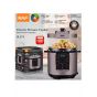 RAF Electric Pressure Cooker, 6 Liter, 1000 Watt, Silver- R171
