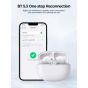 Joyroom Funpods Series Earbuds With Noise Reduction, White- JR-FB3