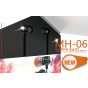 Moxom MH-06 Wired In Ear Earphone With Microphone - Black