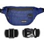 Iconz Texas Waist Bag for Men, Dark Blue - 1038