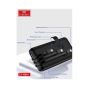 Earldom Wired Power Bank, 10000 mAh, 3 USB Ports, Black - ET-PB41