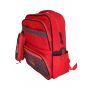 Gharibo Bags School Backpack With Pencil Case For Girls, Beehives Pattern - Red