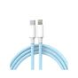 كابل USB -C الى لايتنينج لافينتو، 27 وات، 1.2 متر، ازرق - MP34L