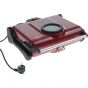 Akel Electric Grill, 1200 Watt, Maroon and Black - AB661